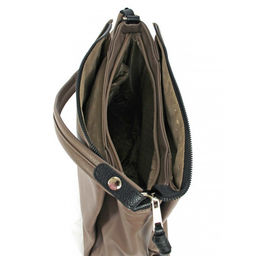 Сумка женская искусственная кожа ADEL-289/1в, 3отд.2внут.карм. плеч/рем-стропа, капучино 260893 - Adelia фото 3