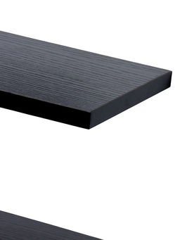 Набор настенных полок, черное дерево (30,40,50 см)