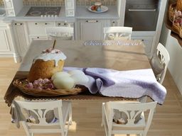 Скатерть Пасхальная коллекция 8 Габардин 145*145 см