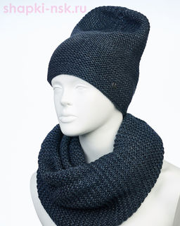 55335-1 Комплект женский (колпак+снуд) (56-58) - Static фото 9