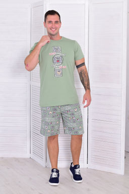 Пижама мужская 9-210 (оливковый)