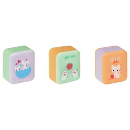 Точилка MESHU "White kitty" пласт., 1 отв., с контейнером (MS_52290)