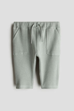 Joggers en algod?n gofrado