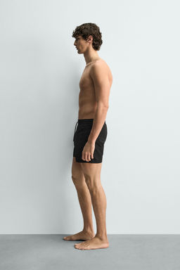 GEOMETRIC PRINT SWIMMING TRUNKS - Zara фото 8