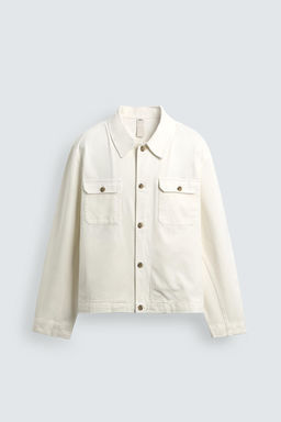 CAZADORA REGULAR FIT BOLSILLOS / Blanco roto - Zara фото 8