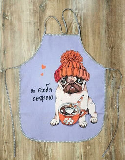 Фартук Песели рогожка хлопок 100%