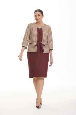 Костюм ELady 3351 бордо  фото 4