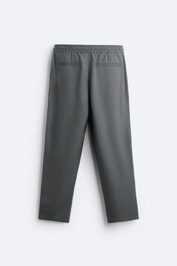 LYOCELL JOGGER WAIST TROUSERS - Zara фото 28