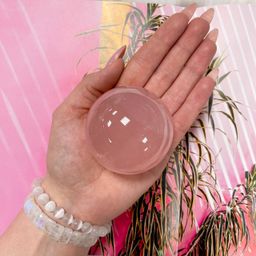 Шар из мадагаскарского Розового кварца