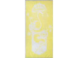 6с102.411ж1 Шэ (лимонно-серый) Полотенце махровое 67х150см