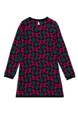 Темно-синее трикотажное платье для девочки Неожиданная скидка в корзине - U.s. polo assn фото 2