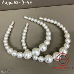 Жемчужный ободок для деочки