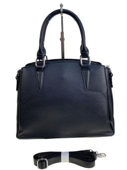 Женская сумка из искусственной кожи, цвет черный - Greta фото 2