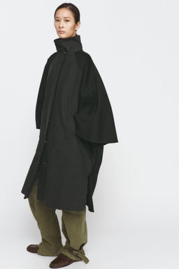 ZW COLLECTION LIMITED EDITION WOOL BLEND CAPE - Zara фото 4