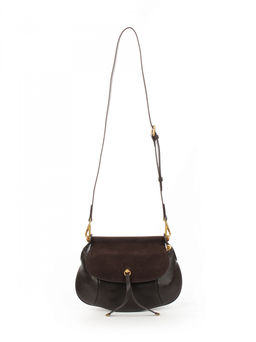 LACCOMA сумка АМ2080-С-коричневый натуральная кожа хлопок