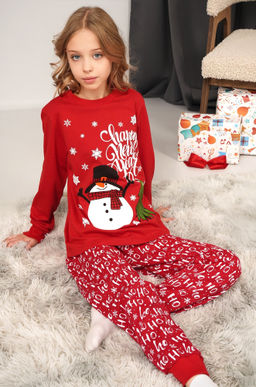 Детская новогодняя пижама Happyfox