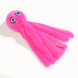 Игрушка для кошек Осьминожек из искусственного меха , до 19 см, фуксия - Пижон фото 5