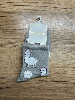 BK962 Носки, 1 пара СВ_СЕРЫЙ