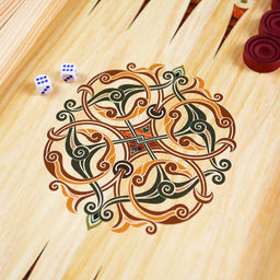 Нарды средние «Великая Россия» 50 × 50 см