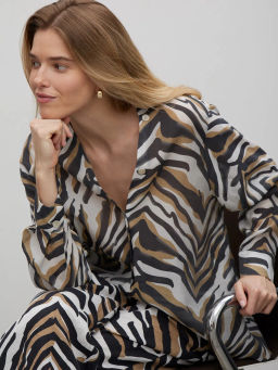 Рубашка с принтом