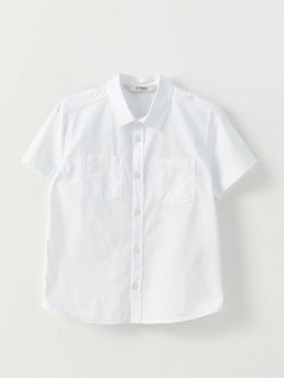 Basic K?sa Kollu Poplin Erkek ?ocuk G?mlek
