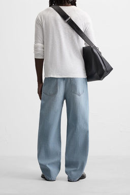 STRUCTURED RELAXED FIT JEANS - Zara фото 3