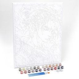 Картина по номерам на холсте с подрамником Воин в огне, 40 50 см - Школа талантов фото 2