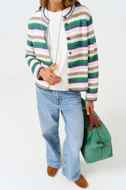 Кардиган 3457 полосатый рейс - Tak divno фото 7