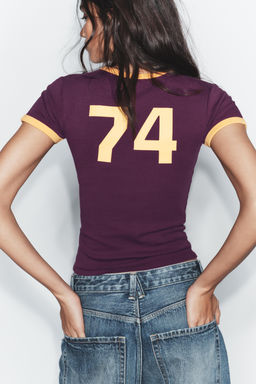 CAMISETA TEXTO / Vino - Zara фото 4