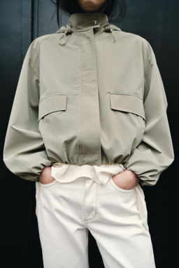 COATED HOODED JACKET - Zara фото 22