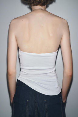 ASYMMETRIC BANDEAU TOP - Zara фото 3