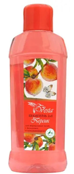 Vesta Шампунь NEW 2 в1 с Бальз. и Кондиц. ПЕРСИК (1л).12