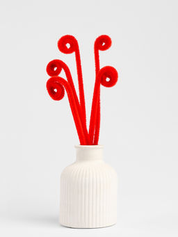 Синельная проволока, набор 100 шт, размер 1 шт 30х0,8 см, цвет красный