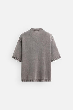 WASHED KNIT T-SHIRT - Zara фото 9