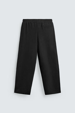 PANTAL?N JOGGER WIDE FIT PLIEGUES / Negro - Zara фото 7