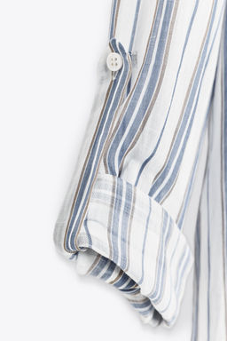 LIMITED EDITION RAMIE LONG SHIRT - Zara фото 8
