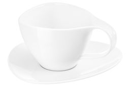 Чайная пара 2 пр. 300 мл 14,3*10,3*7,8 см "Колоранс" белая