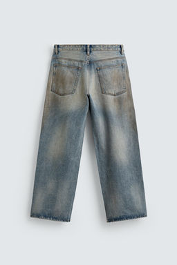 VINTAGE EFFECT BAGGY FIT JEANS - Zara фото 8