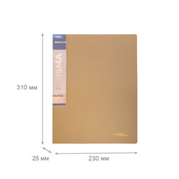 Expert Complete PRISMA Папка на 2 О-кольцах A4 700 мкм 25 мм эффект 3D 4 шт. d - 20 мм золотой new EC211300128