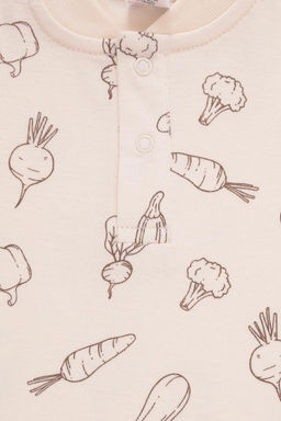 Crockid _ К 6528/осенний урожай на античном белом полукомбинезон яс  фото 2