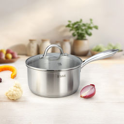 Ковш TalleR TR-11002 с крышкой 2,0 л