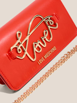 Клатч LOVE MOSCHINO SCRIPT SLG Артикул 4463877, рубиновый  фото 2