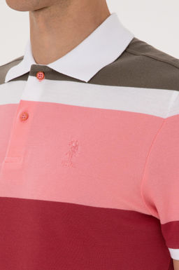 Erkek Regular Fit Polo Yaka Pembe Ti__rt Sepette S_rpriz _ndirim - U.s. polo assn фото 7