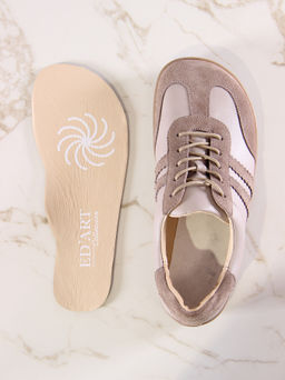 Босоногие кеды 184.natabr.Визон+капучино замша