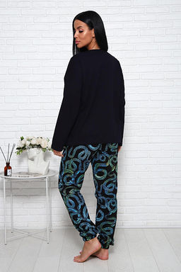 Костюм с брюками (01027. бирюзовый) - Плиона фото 11