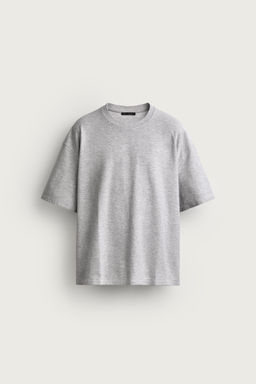 CAMISETA RELAXED FIT COSTURA / Gris vigor? - Zara фото 5