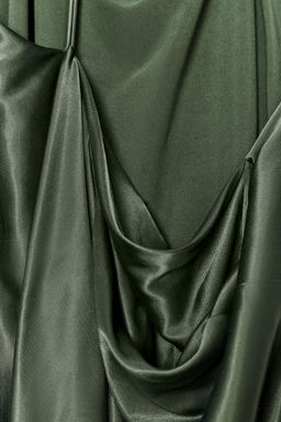 ZW COLLECTION ASYMMETRIC SATIN DRESS - Zara фото 20