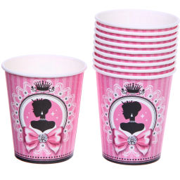 Стакан бумажный 0,2л в наборе 10 шт "Очаровательный образ"