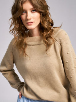 WW-2558 джемпер женский слоновая кость - Mozart фото 13