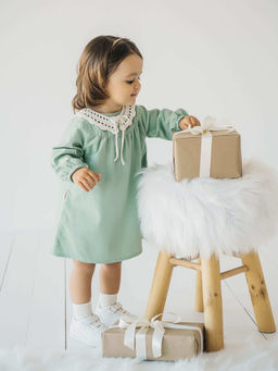 Воротник ажурный "Тофу" 0+